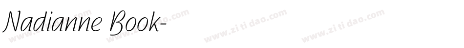 Nadianne Book字体转换